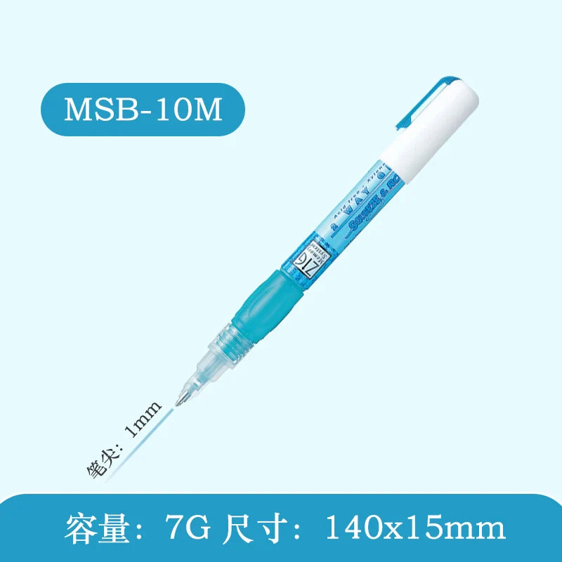 Japan Kuretake Zig 2 Way Glue Pen(1mm/2mm/4mm/15mm) , Adhesive for Professional,Artists, Crafting, Scrapbooking, Gift Card