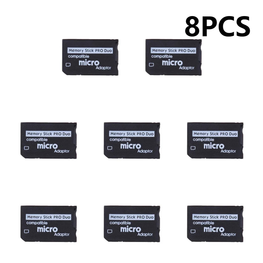 1-30PCS Support Memory Card Adapter SD Card Card To Memory Stick Adapter For PSP SD Card Card 1MB-128GB Memory Stick Pro