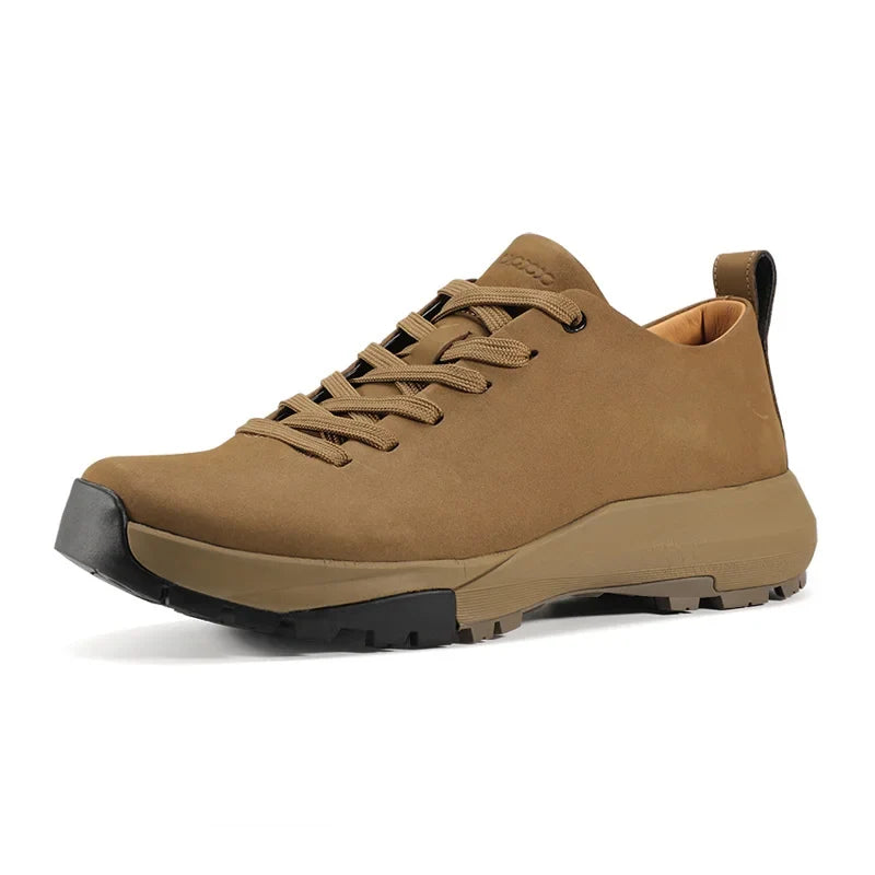 Men Sports Running Shoes Outdoor Walking Soft Casual Sneakers Fashion Designer Genuine Leather Sneaker Waterproof Shoes Men