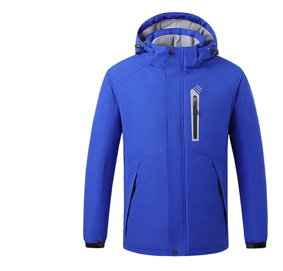 Heating Jackets Men Winter Warm Heated Windbreaker 8 Zones Electric Heated Coat Waterproof Coat Plus Size 5XL Outerwear Male