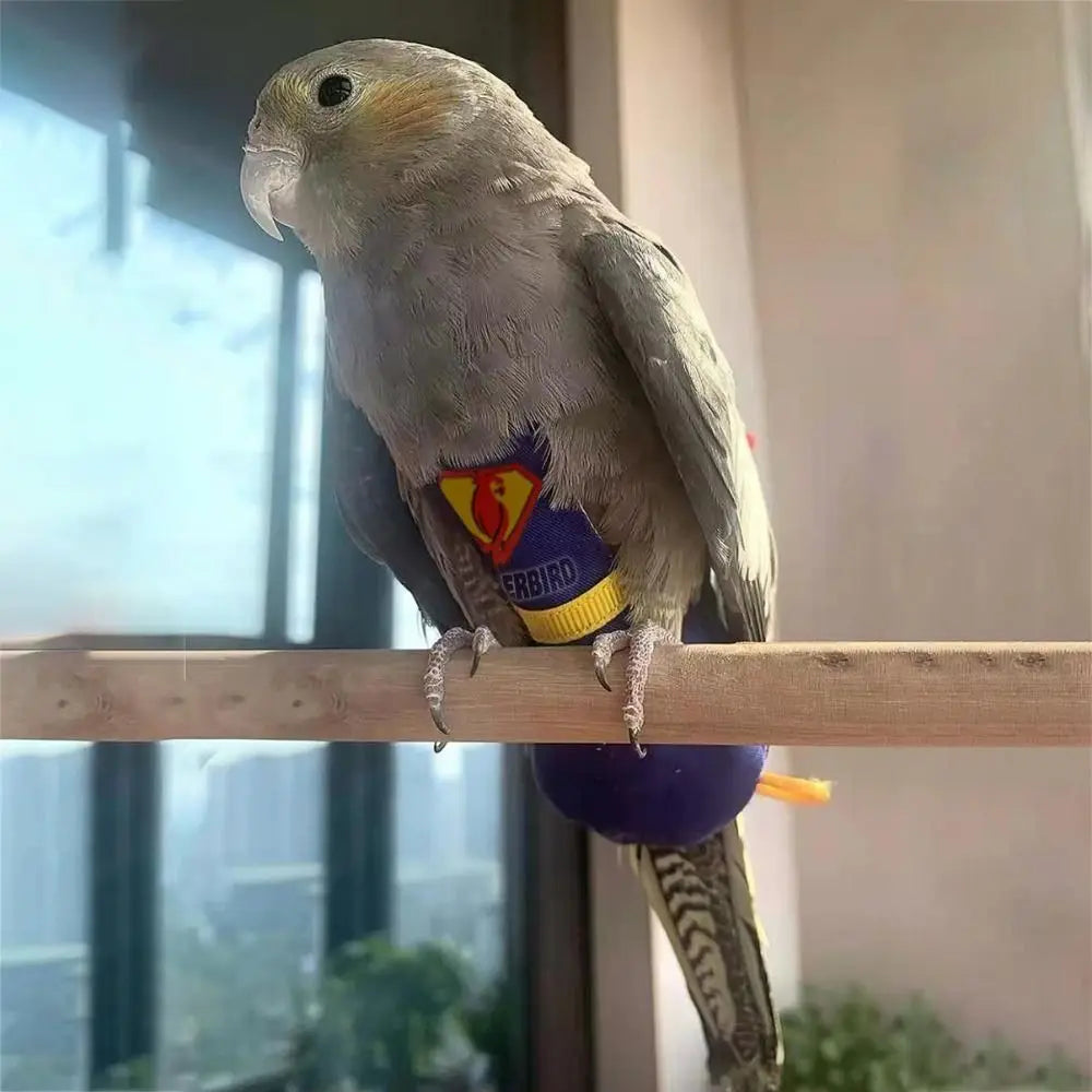 Soft For Parakeet Cockatiel Pigeons Adjustable Leakproof Cloth Parrot Diaper Birds Clothes Birds Flight Suit Parrot Urine Pants
