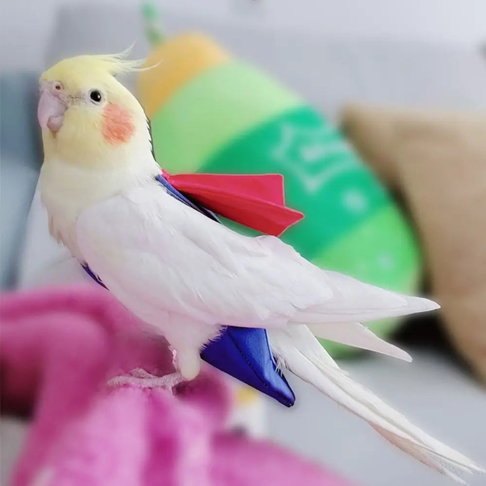 Soft For Parakeet Cockatiel Pigeons Adjustable Leakproof Cloth Parrot Diaper Birds Clothes Birds Flight Suit Parrot Urine Pants