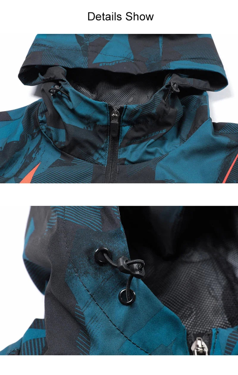 FOXRIDE RACING Men's Windbreaker Cycling Road Mountain Bike Jackets Man Chubasquero Ciclismo Hombre Bicycle Clothing MTB Jacket
