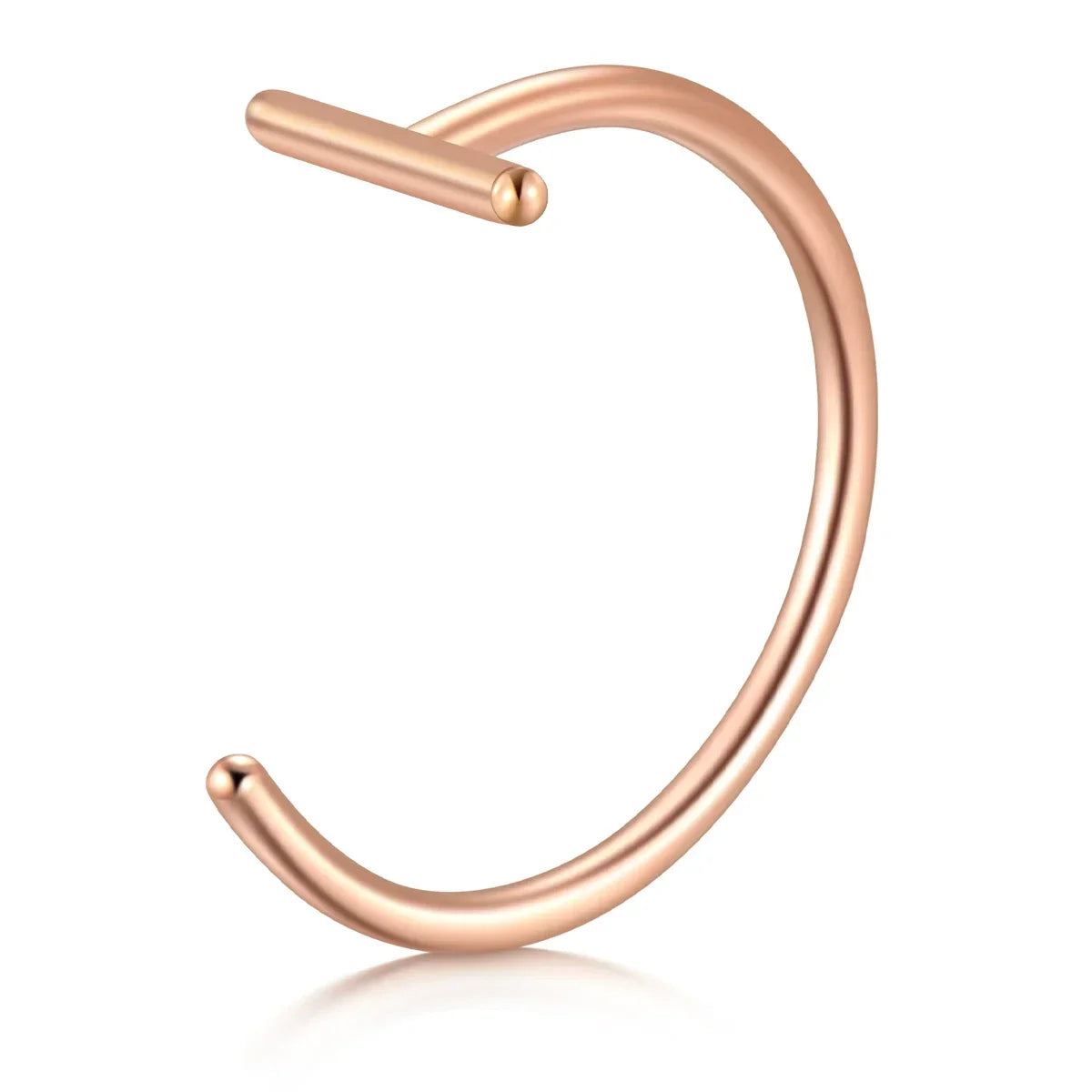 1PCS Fake Piercing Lip Rings Nose Nostril Ring Septum Clip On Mouth Ring Fake Piercing Body Clip Hoop