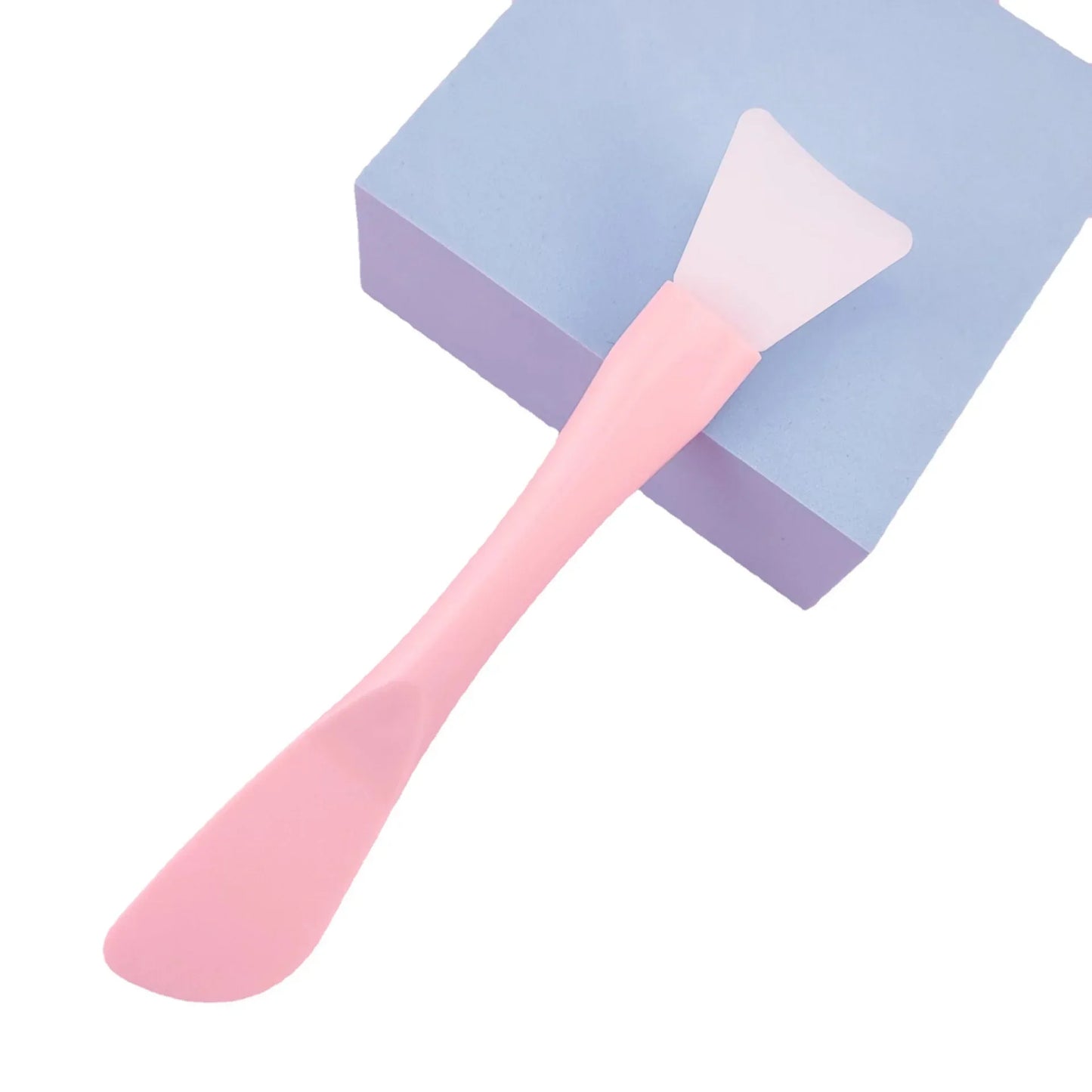 Dual-use Silicone Facial Mask Brush Soft Head With Scraper Integrated Mud Mask Brush DIY Skin Care Beauty Tools