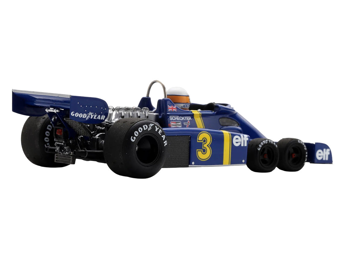 Tyrrell P34 #3 Jody Scheckter Winner Formula One F1 "Swedish GP" (1976) with Driver 1/43 Model Car by Spark