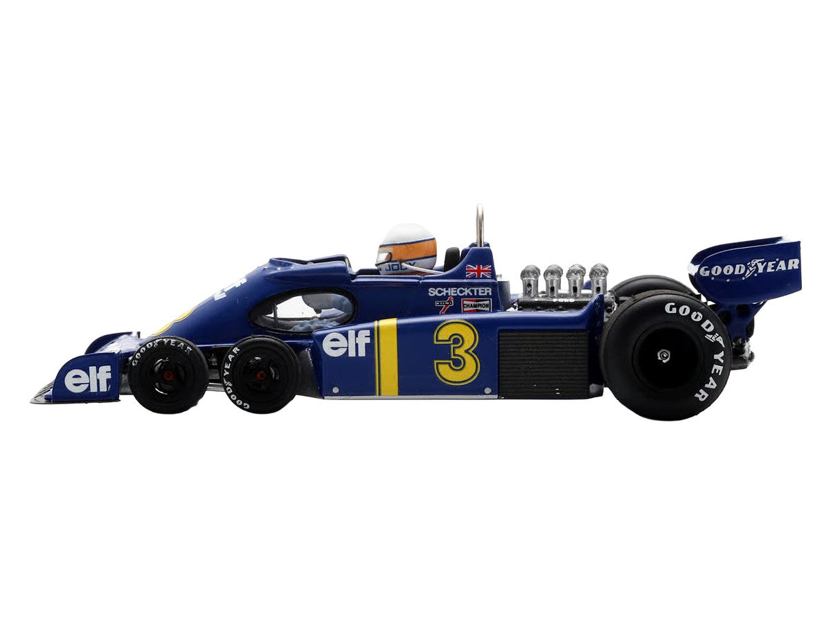 Tyrrell P34 #3 Jody Scheckter Formula One F1 "Dutch GP" (1976) with Driver 1/43 Model Car by Spark