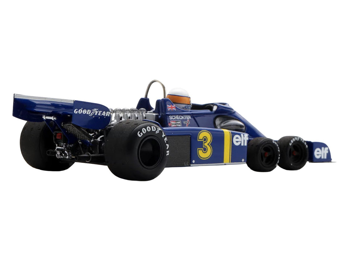 Tyrrell P34 #3 Jody Scheckter Formula One F1 "Dutch GP" (1976) with Driver 1/43 Model Car by Spark