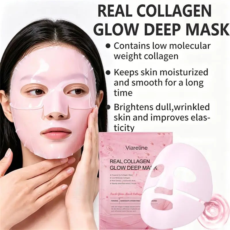 Overnight Collagen Mask Salmon DNA PDRN Face Mask For Glass Glow Skin Elasticity Hydrating Firming Smooth korean Skincare