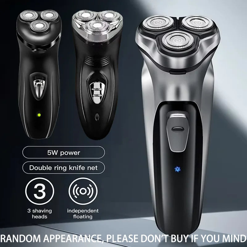 Blackstone USB Rechargeable Rotary Shaver for Men 3D Floating Blade Washable Beard Shaving Machine Electrical Facial Hair Trimme