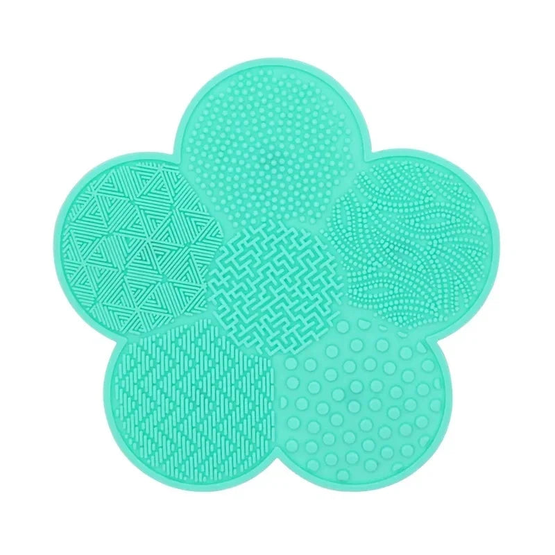 Silicone Makeup Brush Cleaner Folding Powder Puff Cleaning Bowl Eyeshadow Brushes Washing Soft Mat Beauty Tools Scrubber Box