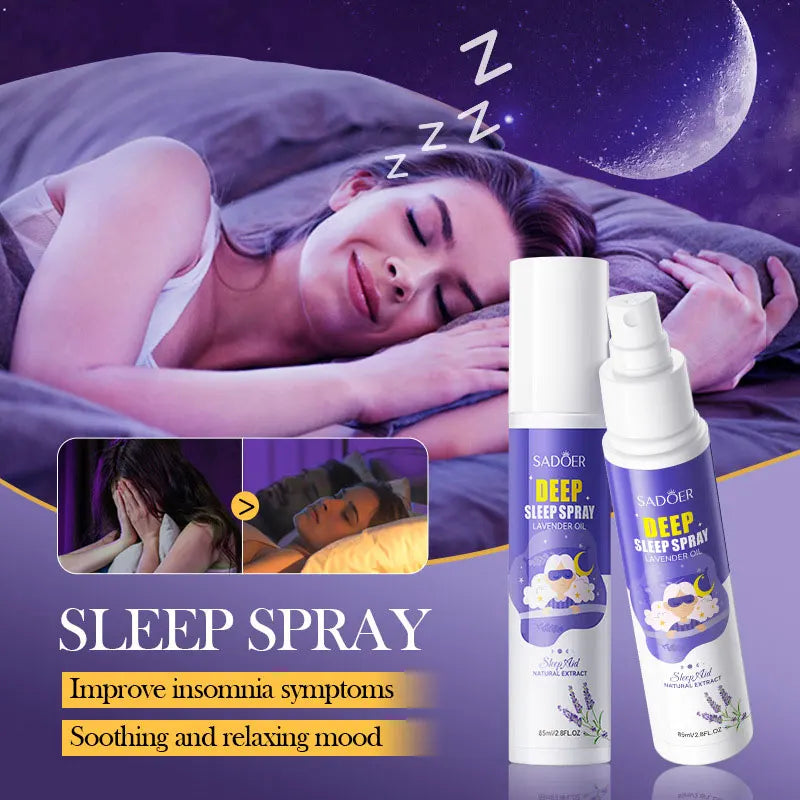 Lavender Sleep Spray 85ml Aromatherapy Sleep Lavender Pillow Mist Pillow  for Room Deep Sleep Spray