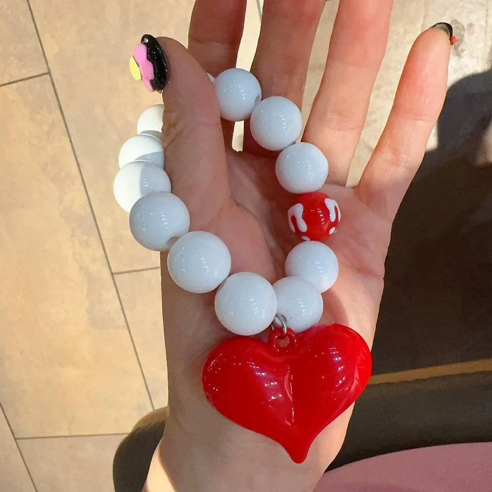 Fashionable Summer Pendant Necklace Simple And Elegant Bracelet Sweet Necklace New Heart-Shaped Jewelry Accessory