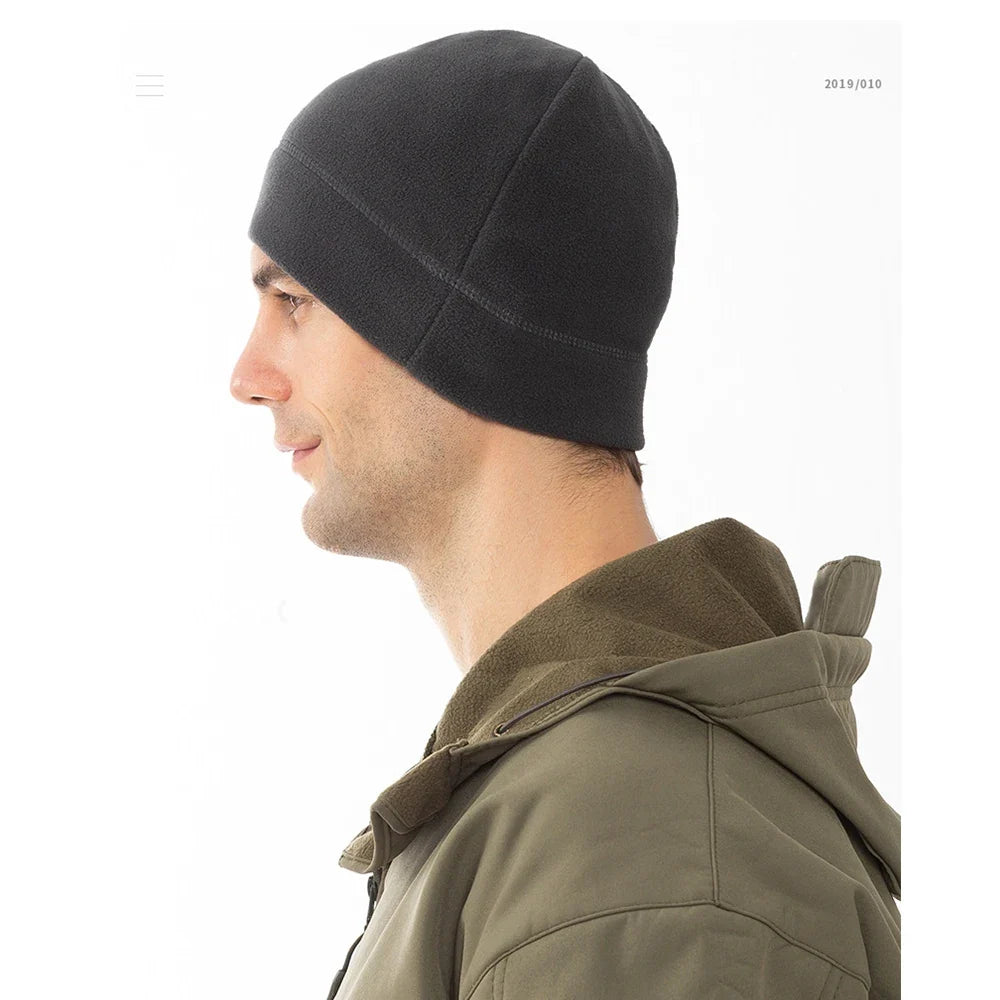 Outdoor Fleece Sports Hat Fishing Cycling Hunting Military Tactical Men Women Warm Windproof Winter Camping Hiking Caps