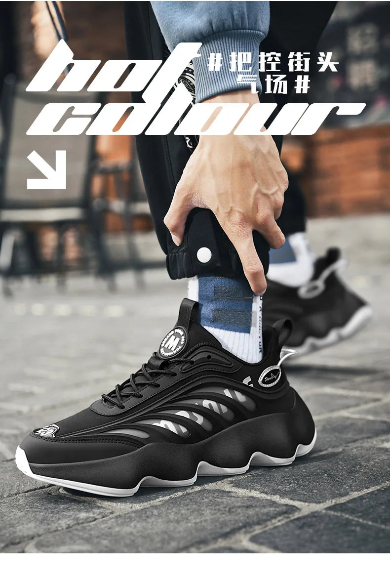 Luxury Men's Breathable Running Sneakers Casual Trainer Fashion Loafers Race Tenis Shoes for Male