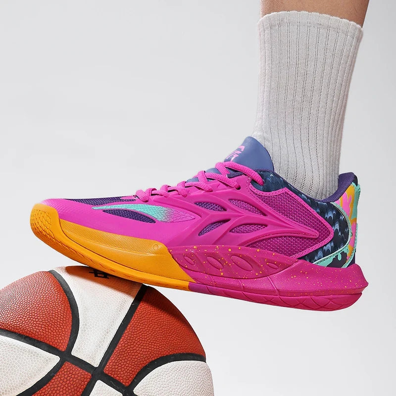 Men's Basketball Shoes Breathable Cushioning Non-Slip Wearable Runing Shoes Gym Training Athletic Basketball Sneakers for Men