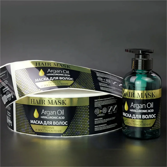 Customizable Waterproof And Oil-Resistant Cosmetic Labels Personalized Beauty Product Stickers