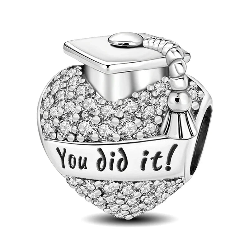 925 Sterling Silver Sunglasses Duck Puppy Cooking Mouse Bead Diy Bracelet Bangle Making Gift Of High Quality Fine Jewelry