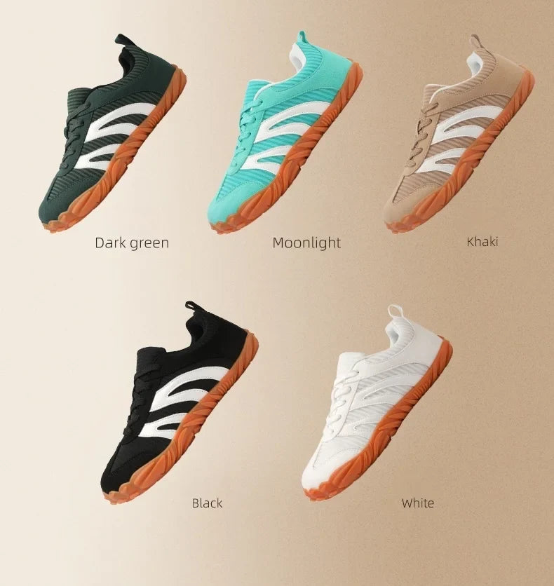 2026 New Men's Wide Shoes, Women's Outdoor Lightweight Running Sports Shoes,Scattered Soft Loose Minimalist Fashion Casual Shoes