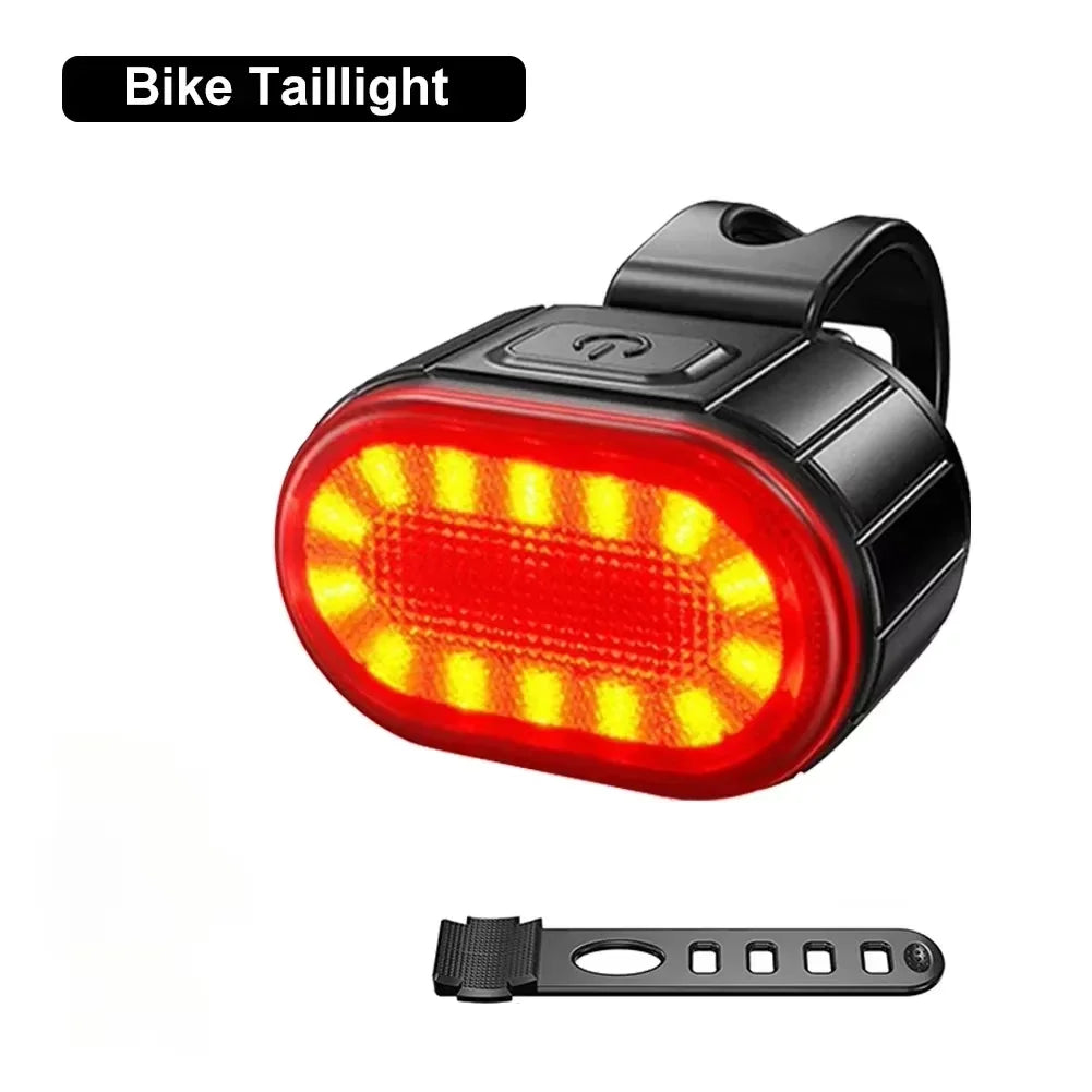 Ultra Bright Bike Light Bicycle Front Headlight Night Riding Red Back Taillight Waterproof for Adult Kids Road Mountain Cycling