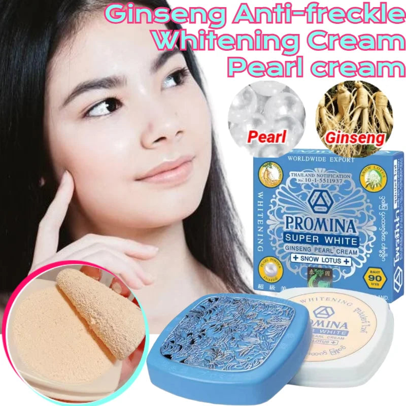 Ginseng Pearl Rejuvenating Cream Brightens Skin Skin Moisturizing Diminishes Fine Lines and Spots Cream Base Makeup