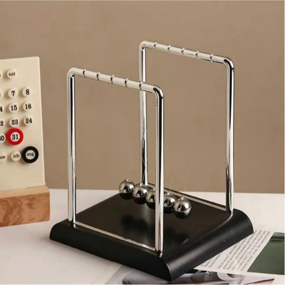 Newton's Cradle Balance Steel Ball Teaching Supplies Physics Science Pendulum Desktop Toys Stress Relief Gifts Home Decoration