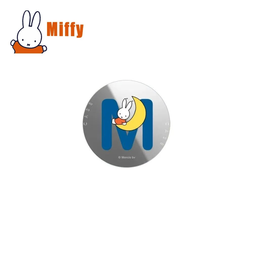 Kawaii Miffy Magnetic Phone Stand Cute Mirror Surface Foldable Portable Desk Holder Smartphone Viewing Streaming Girl Gift