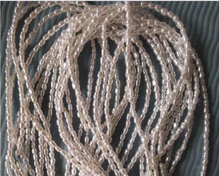 4.5 to 5.5 mm Irregular Baroque Imitation Pearl Semi-Finished Beads for Making Jewelry, DIY Necklacecklace Bracelet Accessories