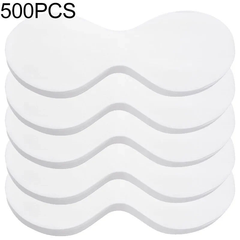 1000/500pcs Cotton Eye Mask Paper Disposable DIY Natural Cotton Eye Paper Essential Product Ultrathin Eye Pads Skin Care Tools