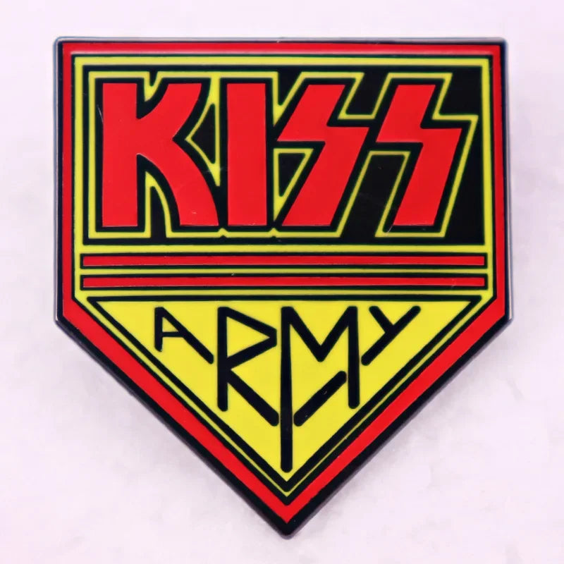 Popular Music Rock Album Enamel Pin Band Punk Brooch Music Lovers Metal Badge Fashion Jewelry Accessories Gifts