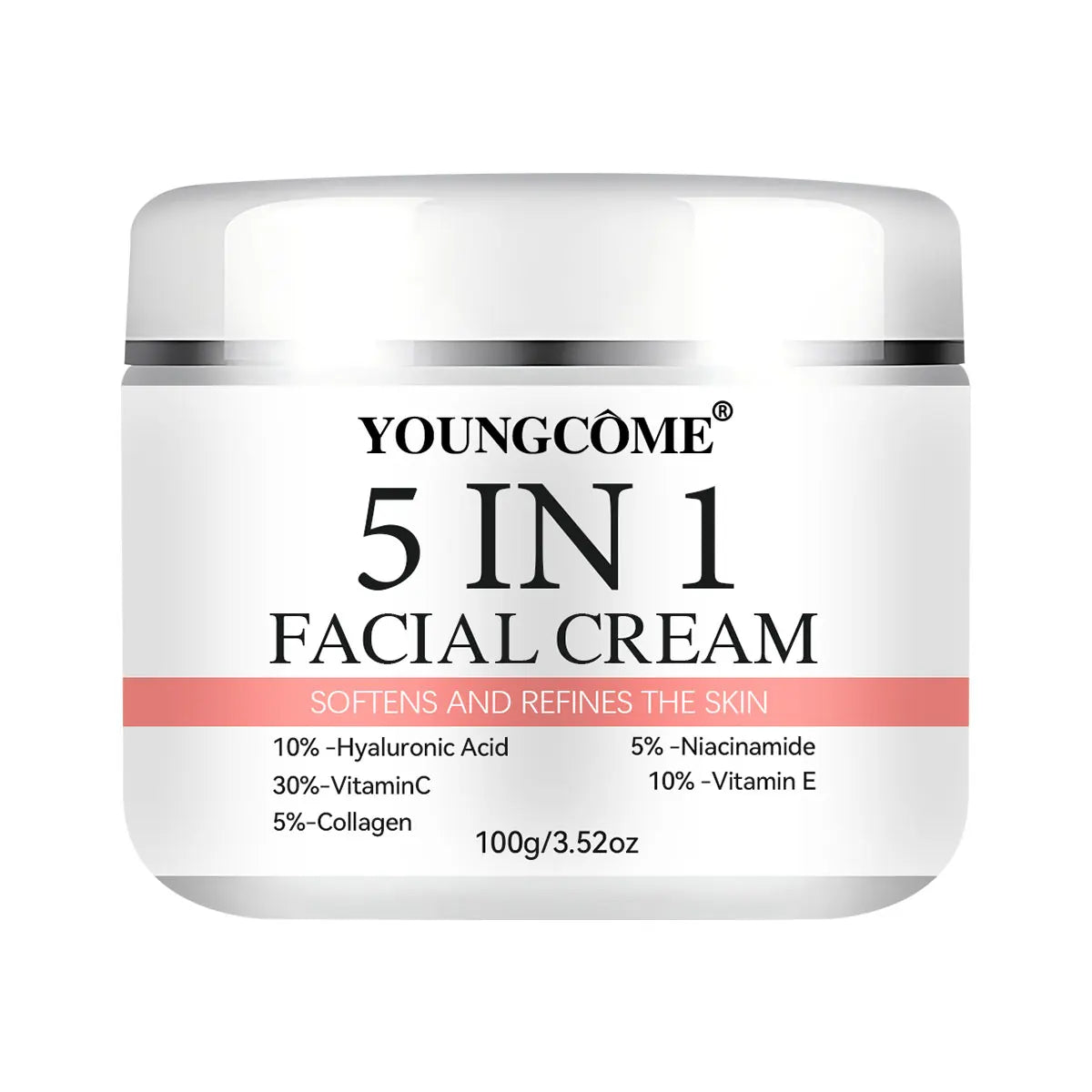 5 In 1 Fade fine lines Firming Face Serum Moisturizing brightning Vitamin C Hyaluronic Acid Facial Serum Shrink Pores Skin Care