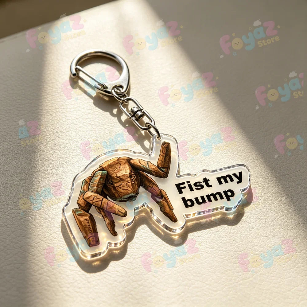 Rocky Amaze Amaze Keychains for Accessories Bag Charm Project Hail Mary Mission Crest Keyrings Jewelry Fans Gifts
