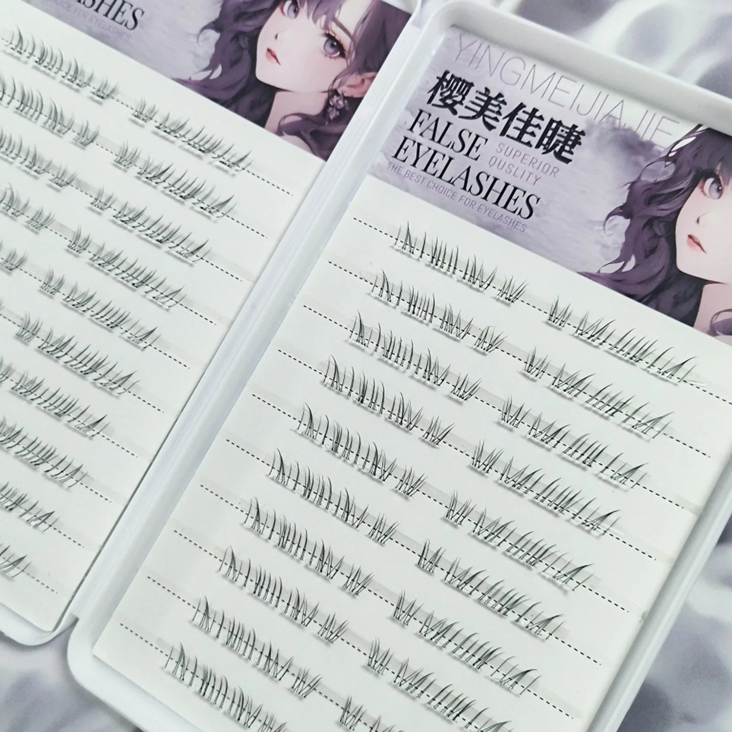 Natural Looking Lower Fake Eyelashes Wispy Cosplay Individual Lashes Cluster Comic False Eyelashes For Beauty Perfect Eye Makeup