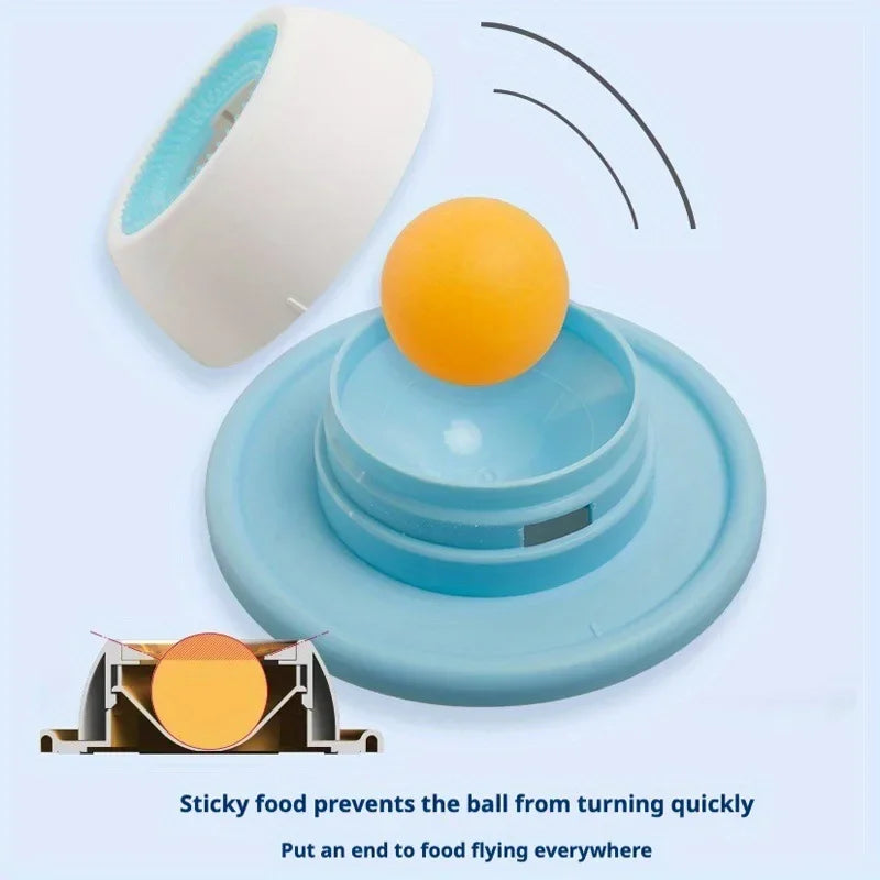 2-in-1 Slow Feeder Lick Mat Pet Puzzle Toy for Dog Cat