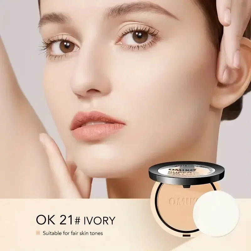 Loose Powder 3Colors Face Pressed Powder Long Lasting Oil Control Makeup Mineral Powder Natural Concealer Contour Face Cosmetics