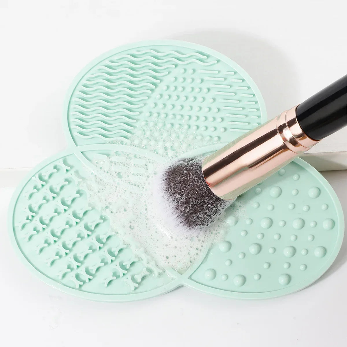 Silicone Makeup Brush Cleaner Folding Powder Puff Cleaning Bowl Eyeshadow Brushes Washing Soft Mat Beauty Tools Scrubber Box