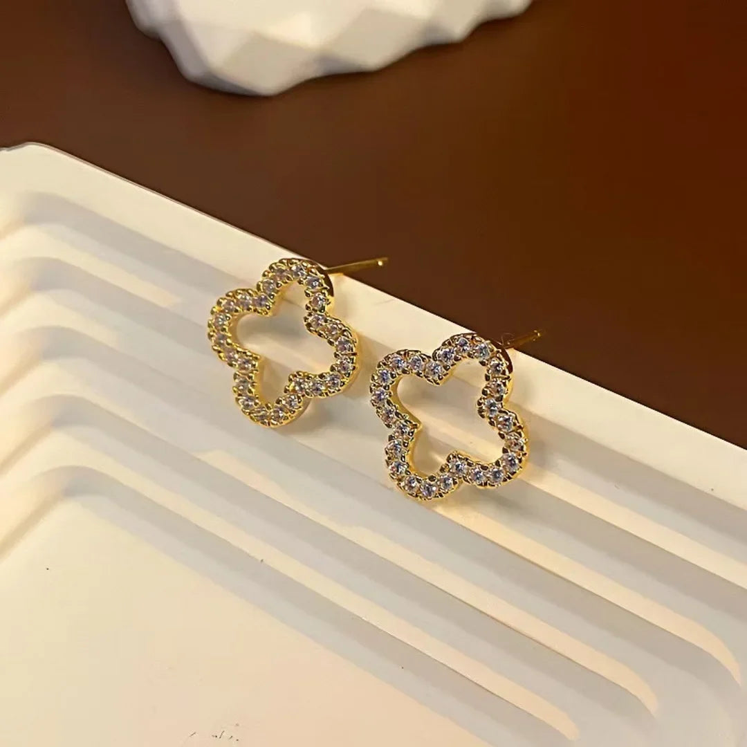 Retro shiny women's earrings, fashionable earrings, jewelry, allergy prevention, party accessories, gifts