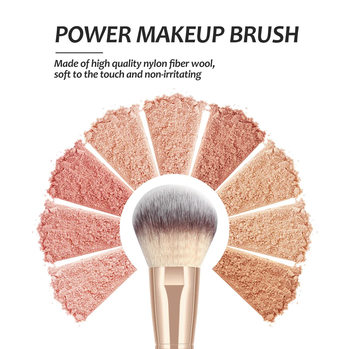 MAANGE 7pcs/set Makeup Brushes for Cosmetic Foundation Powder Concealer Blush Brush Blending Soft Bristles Beauty Tools