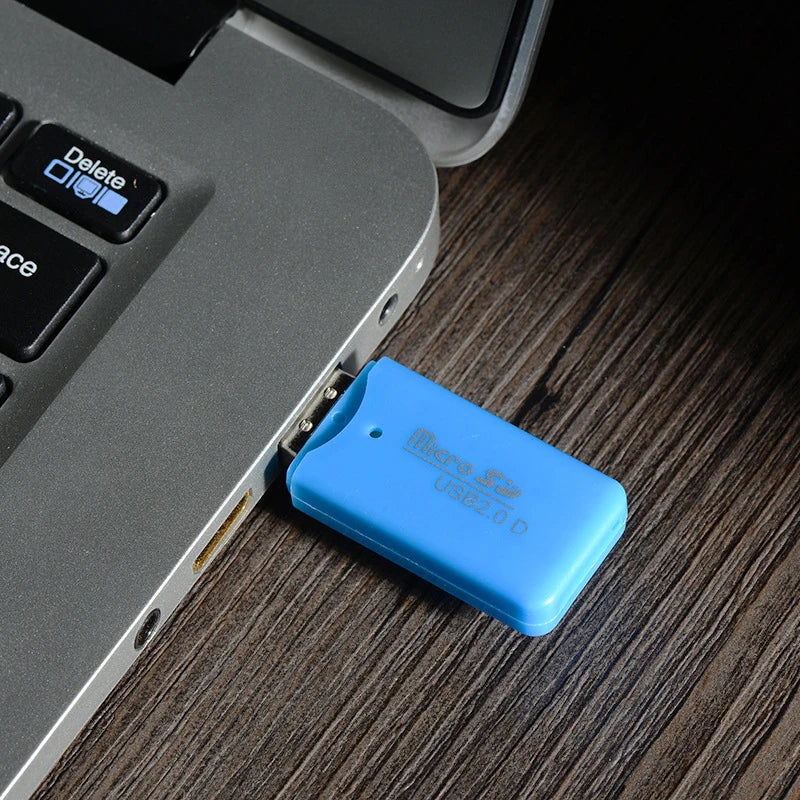 NNBILI USB micro-SD/TF Card Reader USB 2.0 Mini Mobile Phone Memory Card Reader High Speed USB Adapter For Laptop Computer