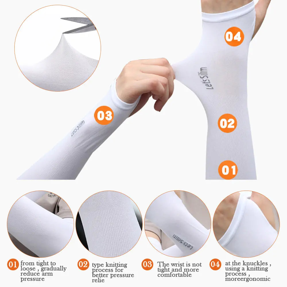 Warmer Running Summer Cooling Basketball Outdoor Sport Arm Sleeves Sun Protection Arm Cover