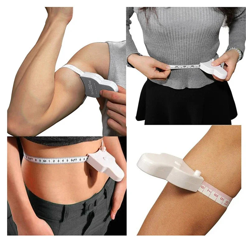 Portable Fitness Telescopic Health Tape Measure With Handle Torch Y-shaped Tape Measure Waist Circumference Tape Measure