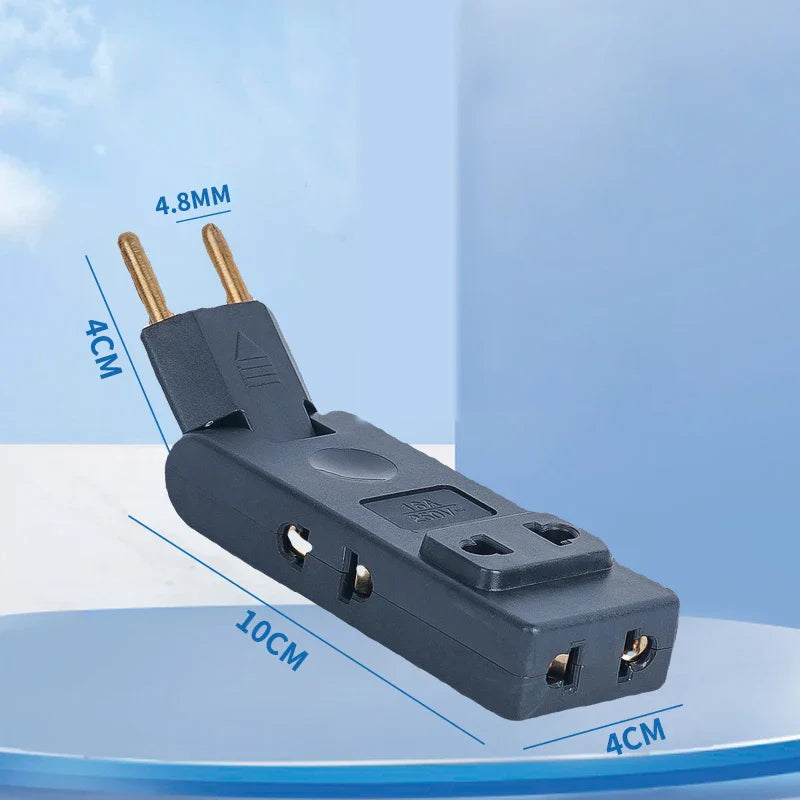 4 in 1 Wall Outlet Extension Eu Electrical Socket 180 Degree Plug Adapter Canada Mexico Travel Aadapter Portable Power Converter