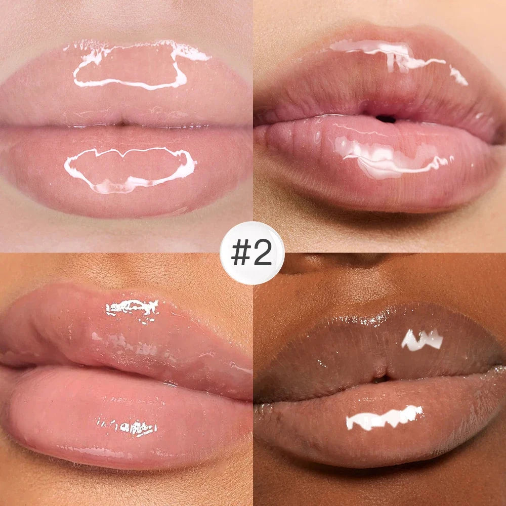 Lakerain Instant Lip Plumper Gloss Oil Lip Long-Lasting Moisturizer Volume Boosting Lip Oil Volumizing & Hydrating Non-Dry Plump