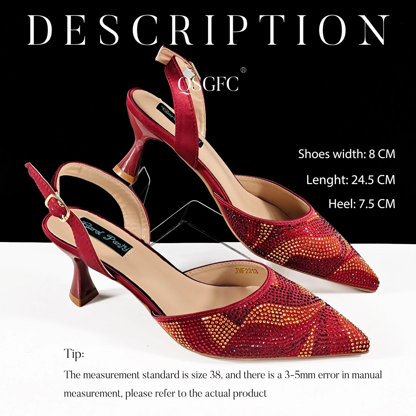 Festive Elegance:High Quality Women's Pumps Fashion Design For Nigeria Wedding Party Ladies Shoes Spot Goods
