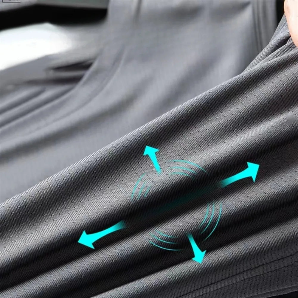 Men's mesh-backed sports vest - Lightweight summer sleeveless T-shirt - Casual and fashionable