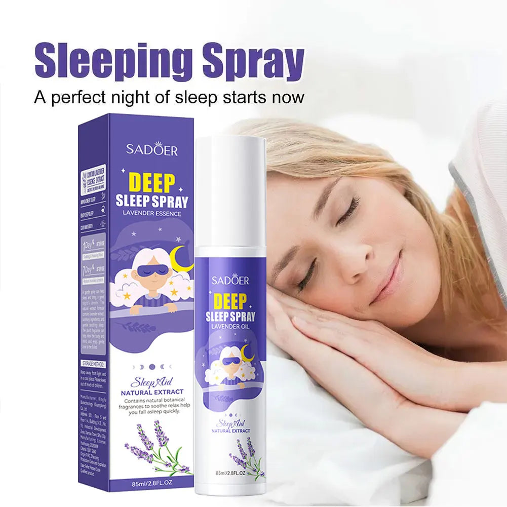 Lavender Sleep Spray 85ml Aromatherapy Sleep Lavender Pillow Mist Pillow  for Room Deep Sleep Spray