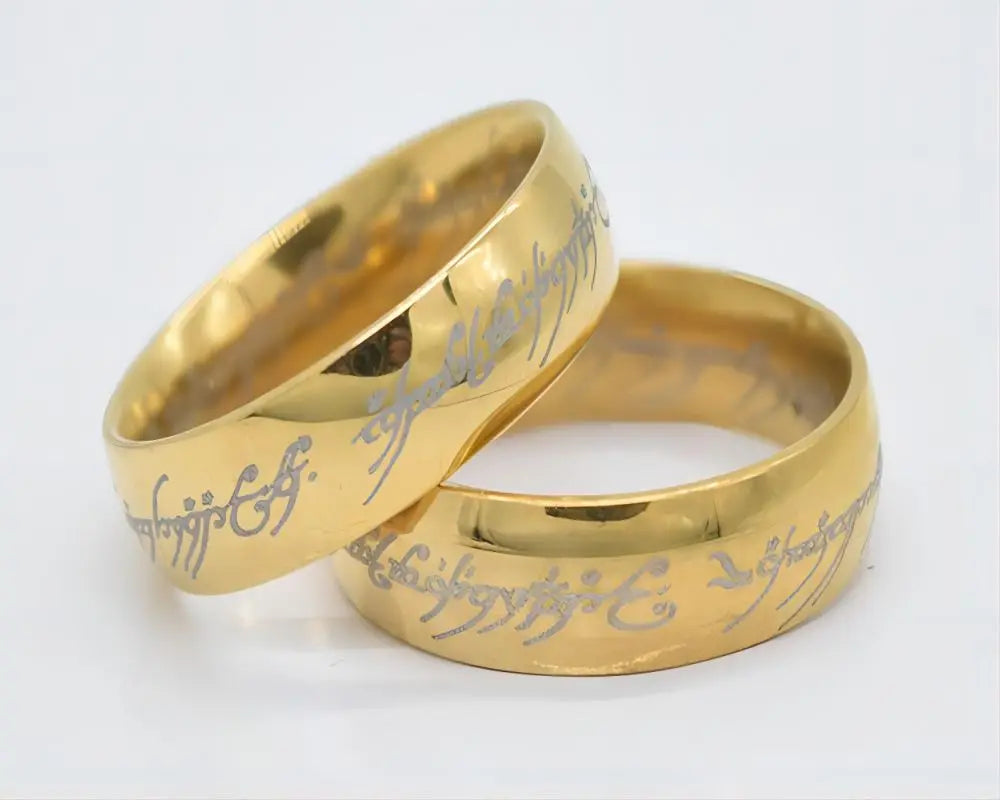 6MM Stainless Steel Laser Engraving Exquisite Couples Wedding Rings, Men And Women Fashion Movie Jewelry Gifts Wholesale
