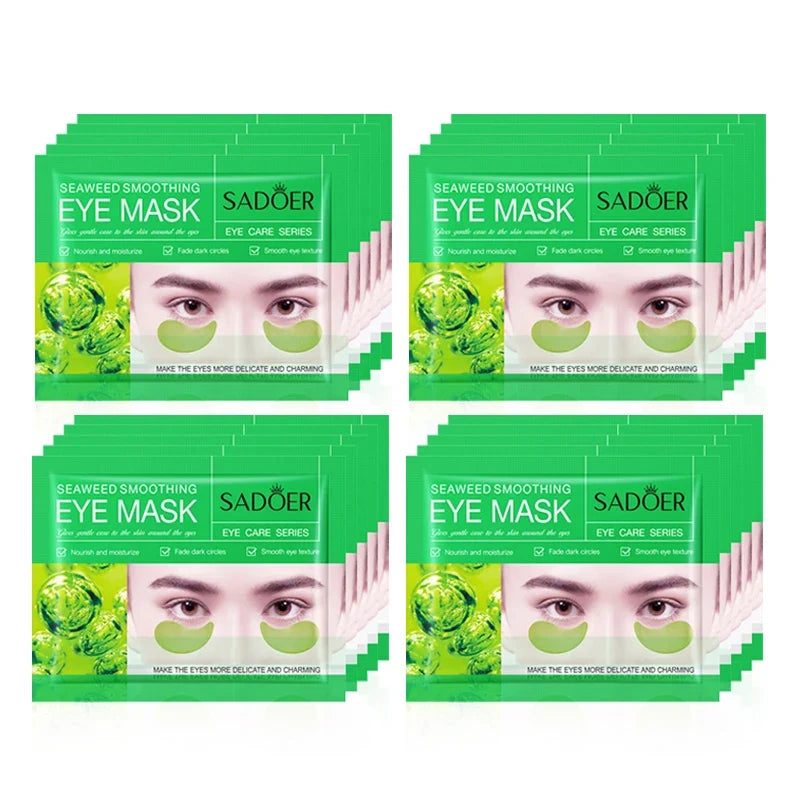 5/10/20 Pairs SADOER Crystal Collagen Eye Mask Anti Dark Circles Removal Eyes Bags Moisturizing Eye Patches for Eyes Skin Care