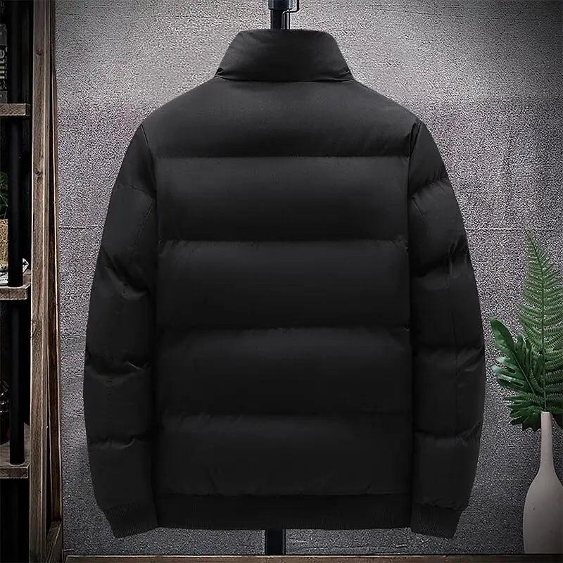 Puffer Jackets Men 2026 New Thick Warm Winter Parkas Down Coats Bomber Jackets Waterproof Casual Outerwear Mens Winter Jackets