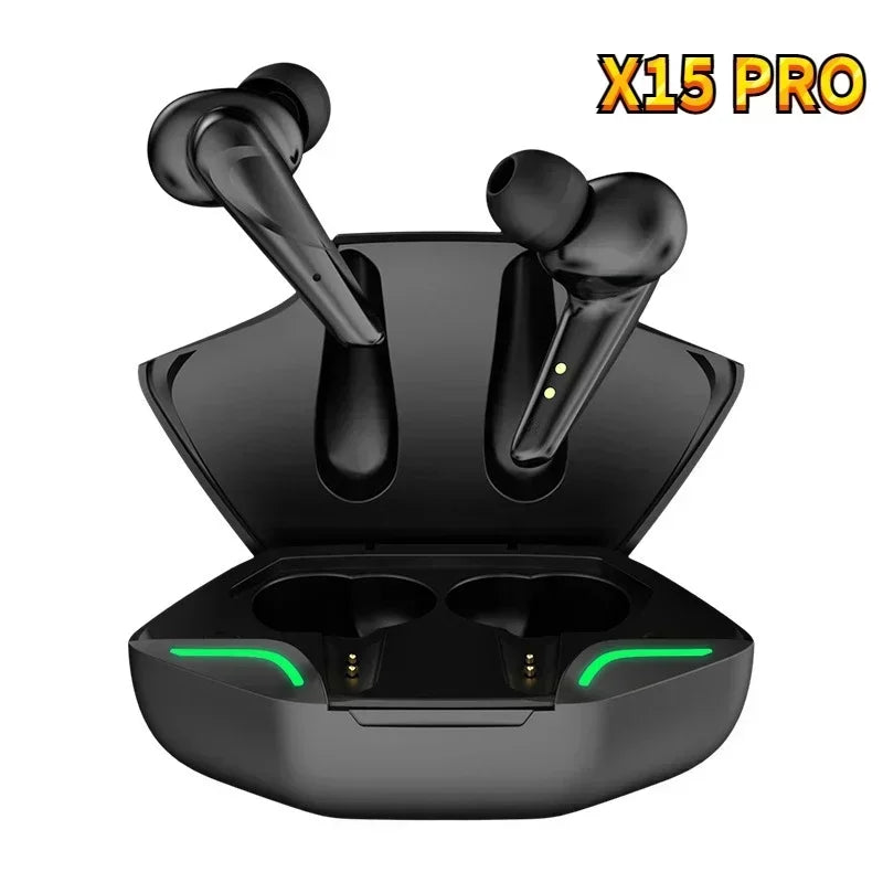 X15 Pro Gaming Wireless bluetooth Headset TWS 5.3 Stereo Earbuds Low Latency Earphones Bluetooth With Mic for smartphones